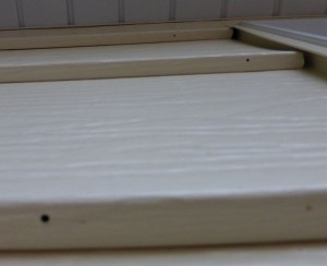 Hooray for weep holes!