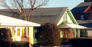 Frosty Roof Closeup