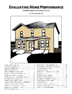 Evaluating Home Performance