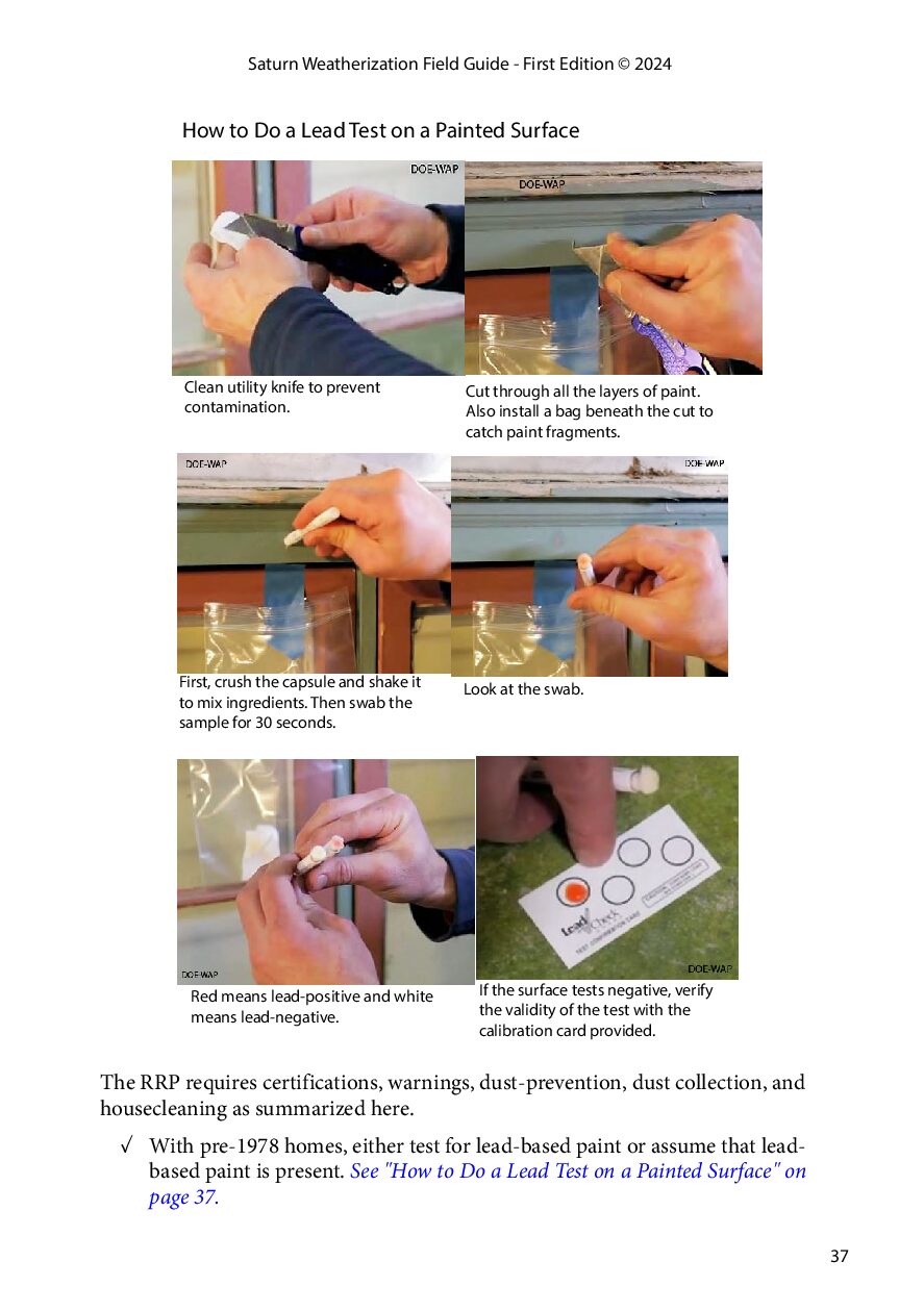 Saturn Weatherization Field Guide — Box of 12: 40% discount: $59 each. (1st edition 2024) - Image 4